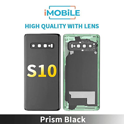 Samsung Galaxy S10 (G973) Back Cover [High Quality With Lens] [Prism Black]