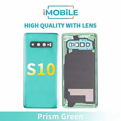 Samsung Galaxy S10 (G973) Back Cover [High Quality With Lens] [Prism Green]