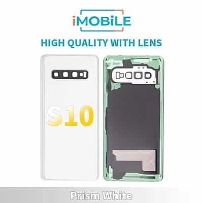 Samsung Galaxy S10 (G973) Back Cover [High Quality With Lens] [Prism White]