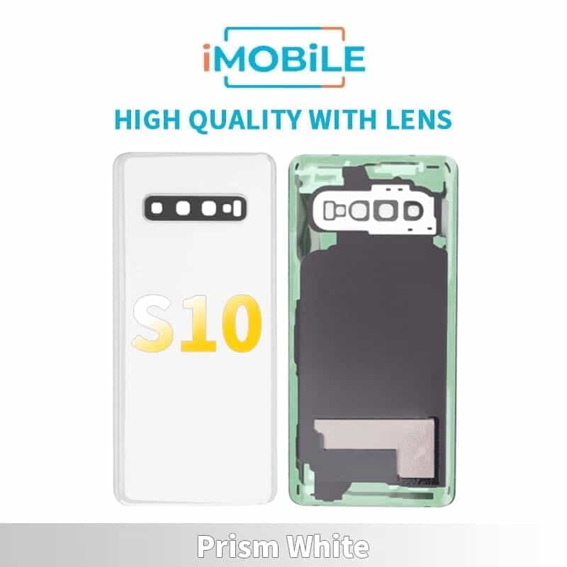 Samsung Galaxy S10 (G973) Back Cover [High Quality With Lens] [Prism White]