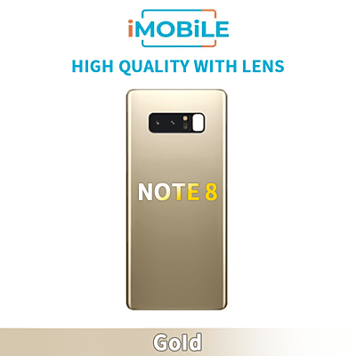 Samsung Galaxy Note 8 Back Cover [High Quality with Lens] [Gold]
