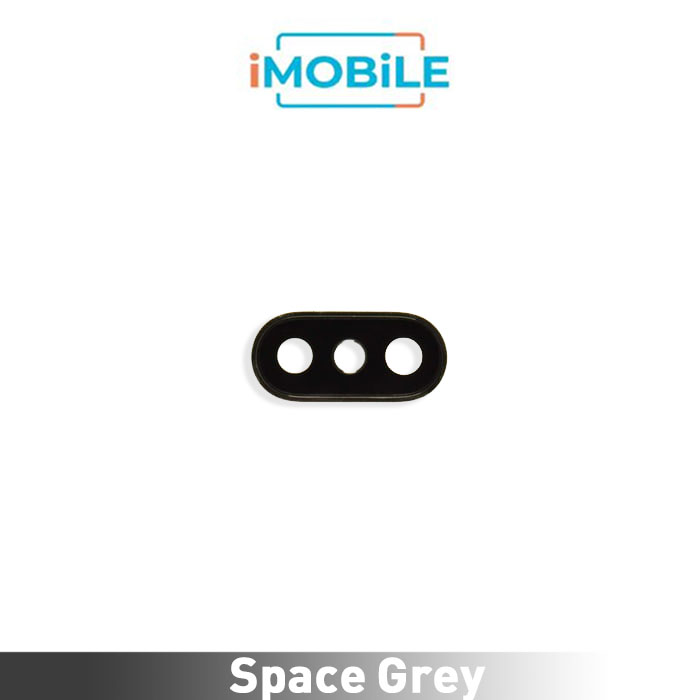 iPhone X Compatible Camera Lens with Bracket Ring [Space Grey]