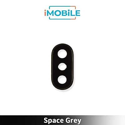 iPhone X Compatible Camera Lens With Bracket Ring [Space Grey]