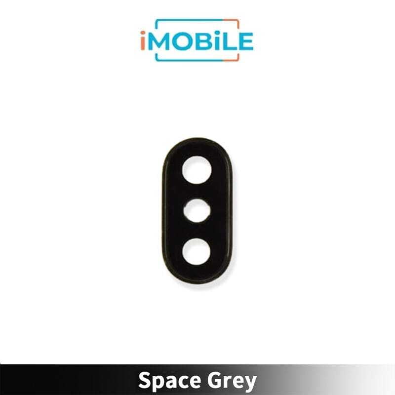 iPhone X Compatible Camera Lens With Bracket Ring [Space Grey]