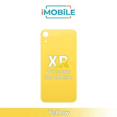 iPhone XR Compatible Back Glass With Big Camera Hole [Yellow]
