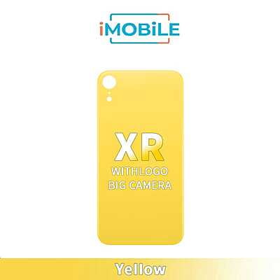 iPhone XR Compatible Back Glass With Big Camera Hole [Yellow]