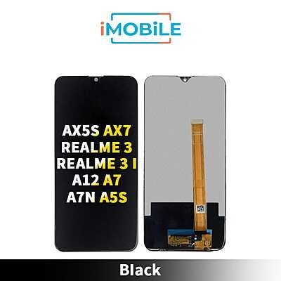 OPPO AX5S / AX7 / Realme 3 / Realme 3i / A12 / A7 / A7n / A5s Real LCD Touch Digitizer Screen [Black]