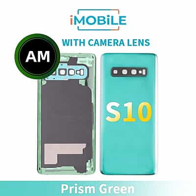 Samsung Galaxy S10 (G973) Back Cover With Camera Lens [Aftermarket] [Prism Green]