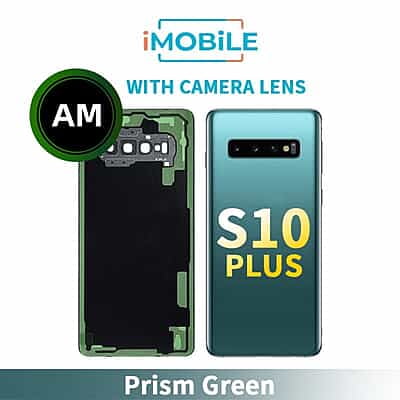 Samsung Galaxy S10 Plus (G975) Back Cover With Camera Lens [Aftermarket] [Prism Green]