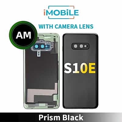 Samsung Galaxy S10E (G970) Back Cover With Camera Lens [Aftermarket] [Prism Black]