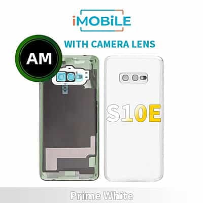 Samsung Galaxy S10E (G970) Back Cover With Camera Lens [Aftermarket] [Prime White]