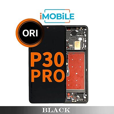 Huawei P30 Pro Compatible LCD Touch Digitizer Screen [Refurbished] [Black]