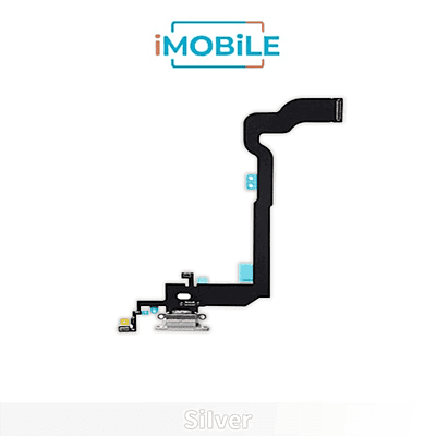 iPhone X Compatible Charging Port Flex Cable [White]