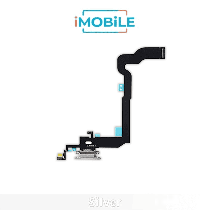 iPhone X Compatible Charging Port Flex Cable [White]