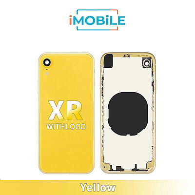 iPhone XR Compatible Back Housing [No Small Parts] [Yellow]