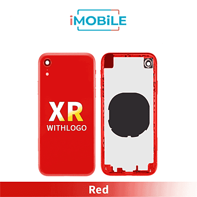 iPhone XR Compatible Back Housing [No Small Parts] [Red]