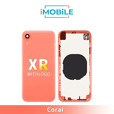 iPhone XR Compatible Back Housing [No Small Parts] [Coral]