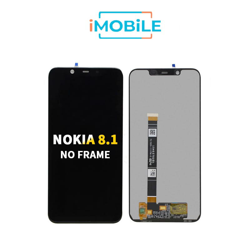 Nokia 8.1 Compatible LCD Touch Digitizer Screen no frame