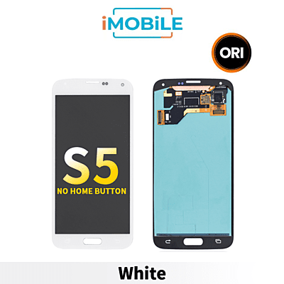 Samsung Galaxy S5 G900 LCD Touch Digitizer Screen White Refurbished [no Home Button]