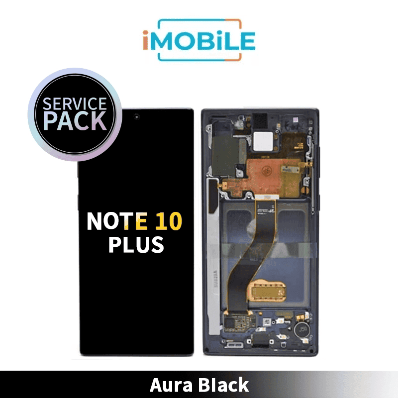 Samsung Galaxy Note 10 Plus (Pro) (N975 N976) 5G LCD Touch Digitizer Screen [Service Pack] [Aura Black] GH82-20838A GH82-20900A
