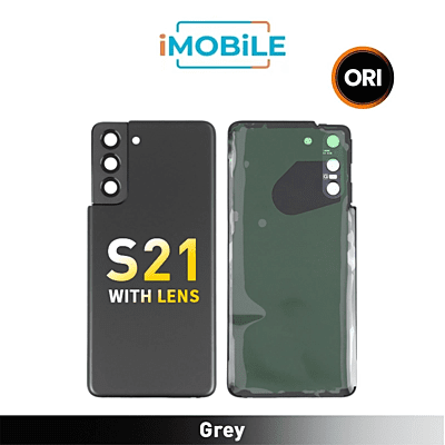 Samsung Galaxy S21 (G991) Back Cover Glass With Lens [Secondhand] [Grey]