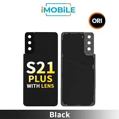 Samsung Galaxy S21 Plus (G996) Back Cover Glass With Lens [Secondhand] [Black]