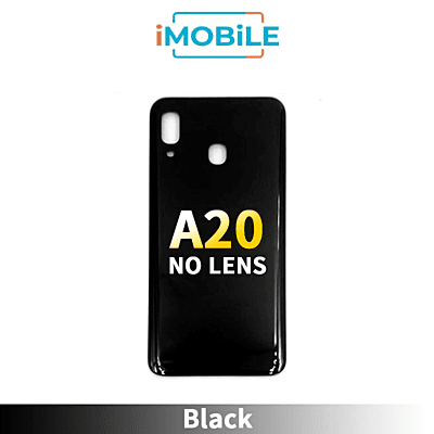 Samsung Galaxy A20 A205 Back Cover no Lens [Black]
