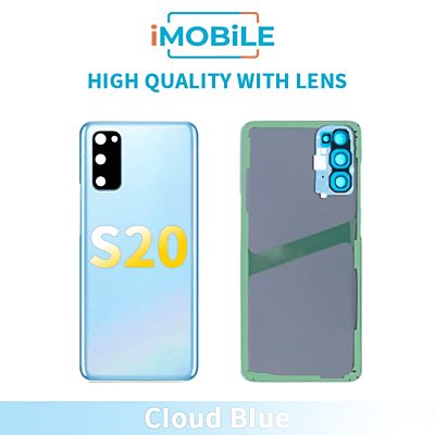 Samsung Galaxy S20 G980 Back Cover [High Quality with Lens] [Cloud Blue]