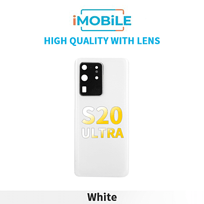 Samsung Galaxy S20 Ultra 5G G988 Back Cover [High Quality with Lens] [White]