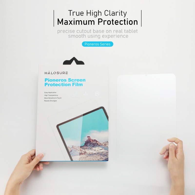 Halosure 2D Pioneros Tempered Glass, iPad 12.9" for Pro 13" 7th Gen