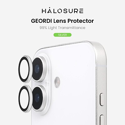 Halosure Geordi Rear Camera Lens Armour Protector (Anti-Reflection), iPhone 17 Halosure Geordi Rear Camera Lens Armour Protector (Anti-Reflection), iPhone 17