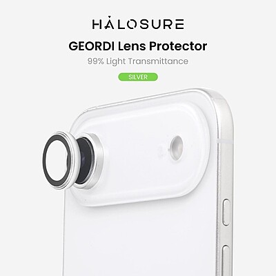 Halosure Geordi Rear Camera Lens Armour Protector (Anti-Reflection), iPhone 17 Air Halosure Geordi Rear Camera Lens Armour Protector (Anti-Reflection), iPhone 17 Air