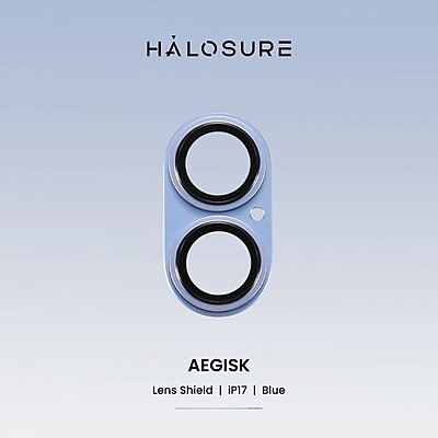 Halosure AEGISK Shield Rear Camera Lens Protector (Anti-Reflection), iPhone 17 Halosure AEGISK Shield Rear Camera Lens Protector (Anti-Reflection), iPhone 17