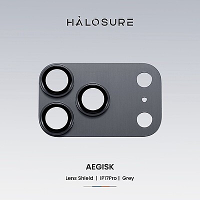 Halosure AEGISK Shield Rear Camera Lens Protector (Anti-Reflection), iPhone 17 Pro Halosure AEGISK Shield Rear Camera Lens Protector (Anti-Reflection), iPhone 17 Pro