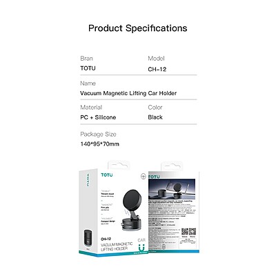 TOTU [CH-12] MagSafe Suction Cup Phone Mount