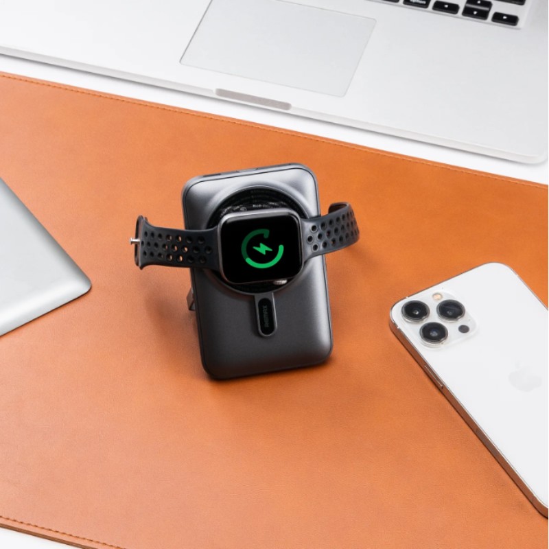 Remax RPP-695 22.5W Power Bank [10K mAh] [2 Ports + Wireless MagSafe + Apple Watch Charger]