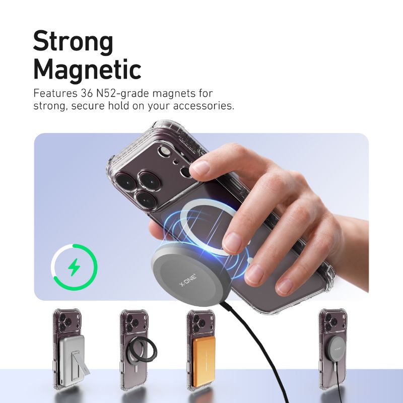 X.One [MagSafe] Dropguard Pro Clear Impact Protection Case, iPhone 18 Pro