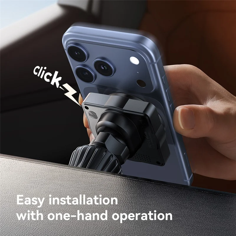 JoyRoom JR-ZS506 P15W MagSafe Auto-Rotating Wireless Charge Car Mount Phone Holder (Air Vent)