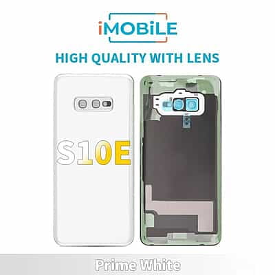 Samsung Galaxy S10E (G970) Back Cover [High Quality With Lens] [Prism White]