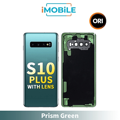 Samsung Galaxy S10 Plus G975 Back Cover Glass With Lens [Secondhand] [Prism Green]