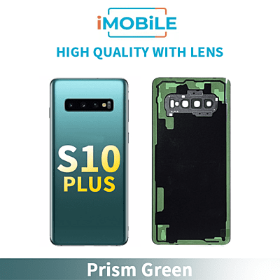 Samsung Galaxy S10 Plus Back Cover [High Quality with Lens] [Prism Green]