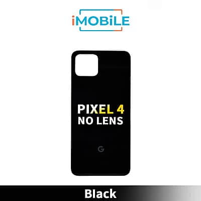 Google Pixel 4 Back Glass Cover no lens [Black]
