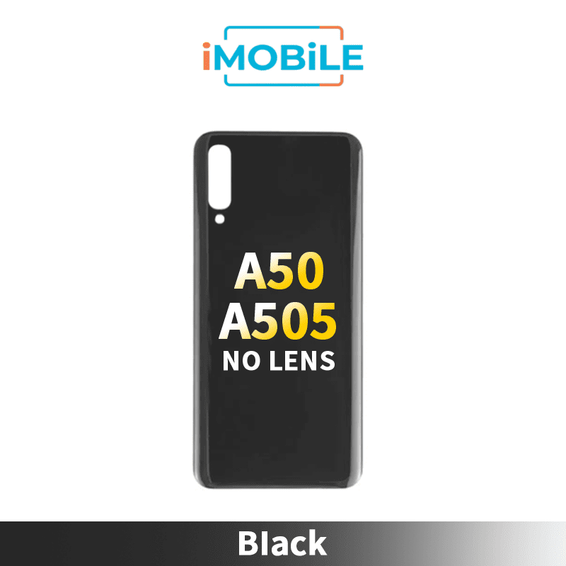 Samsung Galaxy A50 A505 Back Cover no Lens [Black]