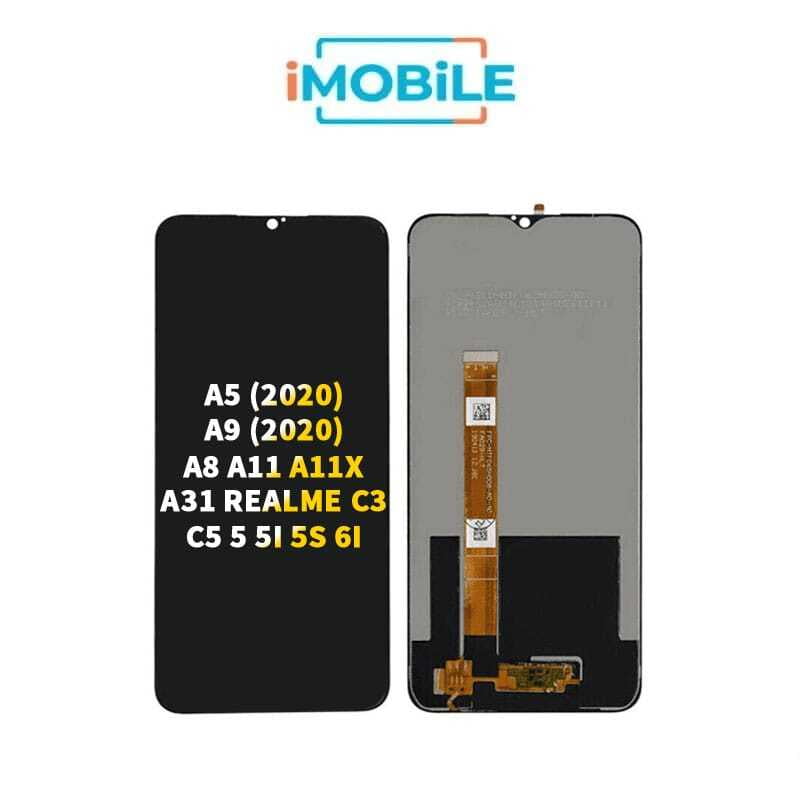 OPPO A5 (2020) / A9 (2020)  (A8 A11 A11x A31) / Realme C3 C5 5 5i 5s 6i LCD Touch Digitizer Screen