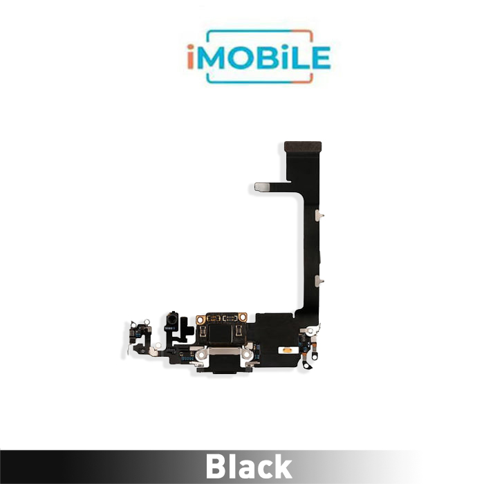 iPhone 11 Pro Compatible Charging Port Flex Cable [Black] Original
