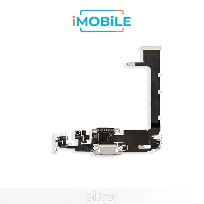 iPhone 11 Pro Compatible Charging Port Flex Cable [Original] [White]