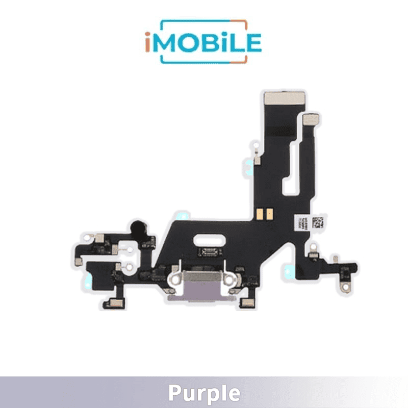 iPhone 11 Compatible Charging Port Flex Cable [Purple]