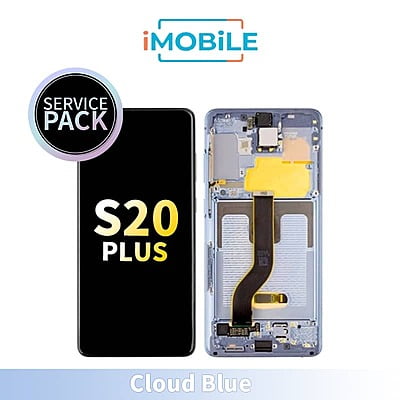 Samsung Galaxy S20 Plus G985 LCD Touch Digitizer Screen [Service Pack] [Cloud Blue] GH82-22134D GH82-31441D