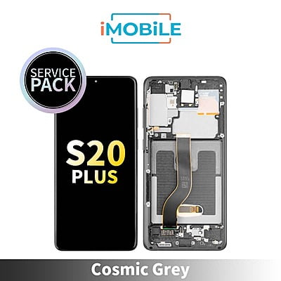 Samsung Galaxy S20 Plus G985 LCD Touch Digitizer Screen [Service Pack] [Cosmic Grey] GH82-22134E GH82-31441E GH82-31442E