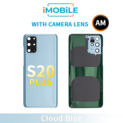 Samsung Galaxy S20 Plus G985 Back Cover Aftermarket with Camera Lens [Cloud Blue]